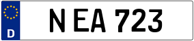 Truck License Plate